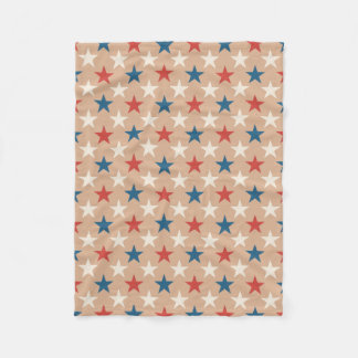 Cobertor De Velo Padrão de estrelas patrióticas americanas