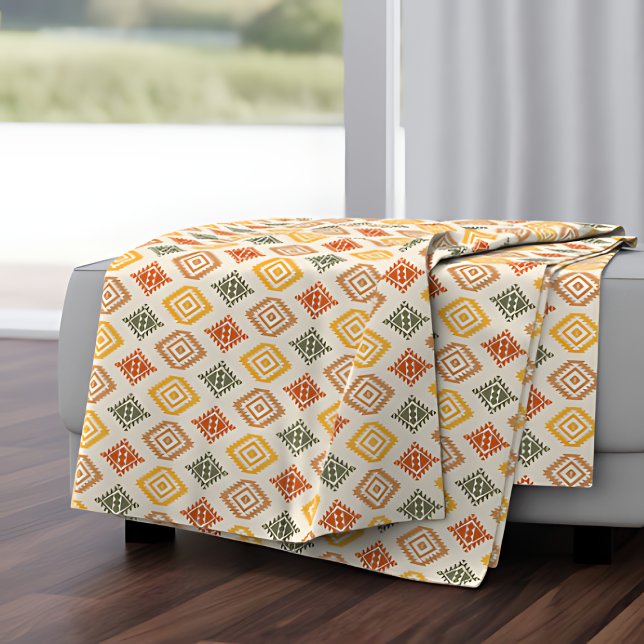 Cobertor De Velo Padrão de Eterno Geométrico Asttec Minimalista (Criador carregado)