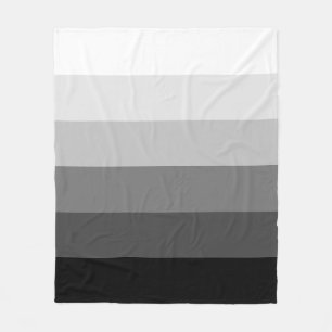Cobertor De Velo Padrão de faixas de gradiente da escala de cinzas 