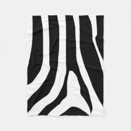 Cobertor De Velo Padrão de faixas de impressão zebra