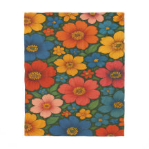 Padrão De Flor Selvagem Brilhante