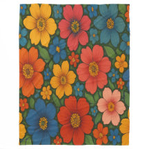 Padrão De Flor Selvagem Brilhante