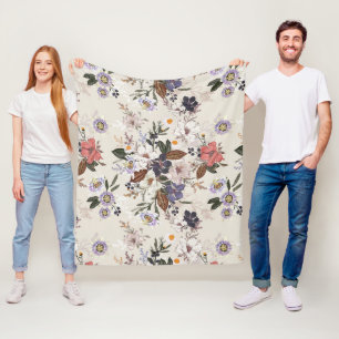 Cobertor De Velo Padrão de Flor Sem Fios de Ar Autumn Breath