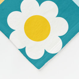 Cobertor De Velo Padrão de Flores Pastel Coloridas Fofo Retrô
