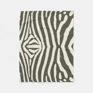 Cobertor De Velo Padrão de Impressão de Animais Zebra Stripe