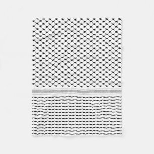 Cobertor De Velo Padrão de Kufiya Árabe Palestiniano Personalizad