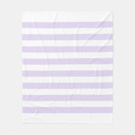 Cobertor De Velo Padrão de Linhas Brancas e Lilás Roxo Suaves
