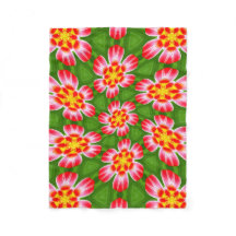 Padrão de lírios vermelhos