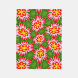 Cobertor De Velo Padrão de lírios vermelhos