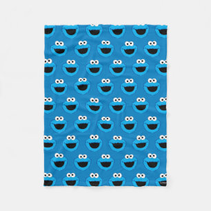 Cobertor De Velo Padrão de Monstro de Cookie Sorridente