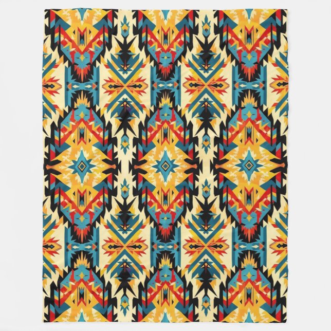 Cobertor De Velo Padrão de Nação Choctaw (Frente)