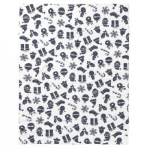 Padrão de Natal Moderno sem Olhos