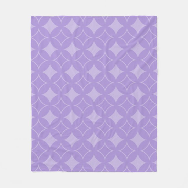 Cobertor De Velo Padrão de naufrágio Lilac (Frente)