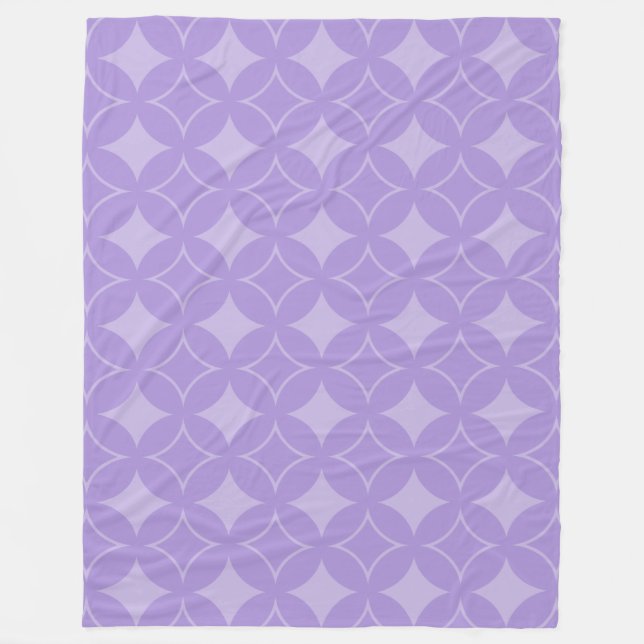 Cobertor De Velo Padrão de naufrágio Lilac (Frente)