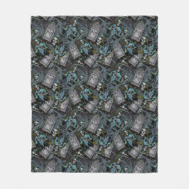 Cobertor De Velo Padrão de Pedras Sepulcrais do Ceifador Sinistro d