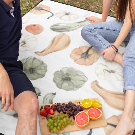 Cobertor De Velo Padrão de Pumpkin Colorido Trendy | Autumn Vibes