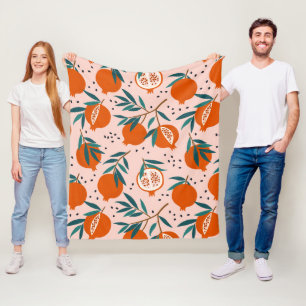 Cobertor De Velo Padrão de romã colorida