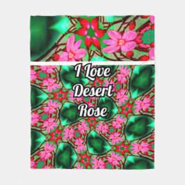 Cobertor De Velo Padrão de Rosa do deserto bonito