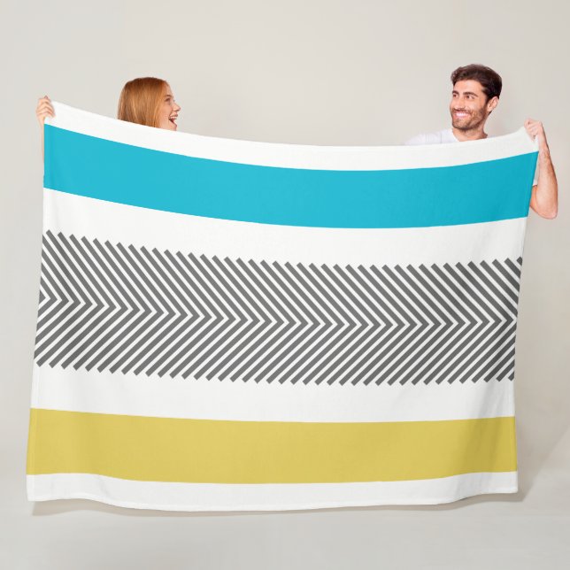 Cobertor De Velo Padrão de Seta Abstrato Amarelo Aztec Aztec Azomét (In Situ)