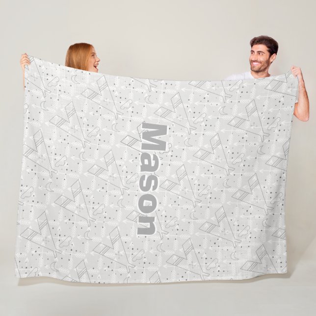 Cobertor De Velo Padrão de setas de equipes modernas do Salão de Me (In Situ)