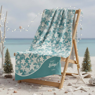 Cobertor De Velo Padrão de Starfish e Dólares de Areia Estilizado#2