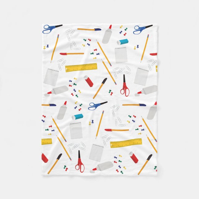 Cobertor De Velo Padrão de Suprimentos de Escritório e Artesanatos  (Frente)