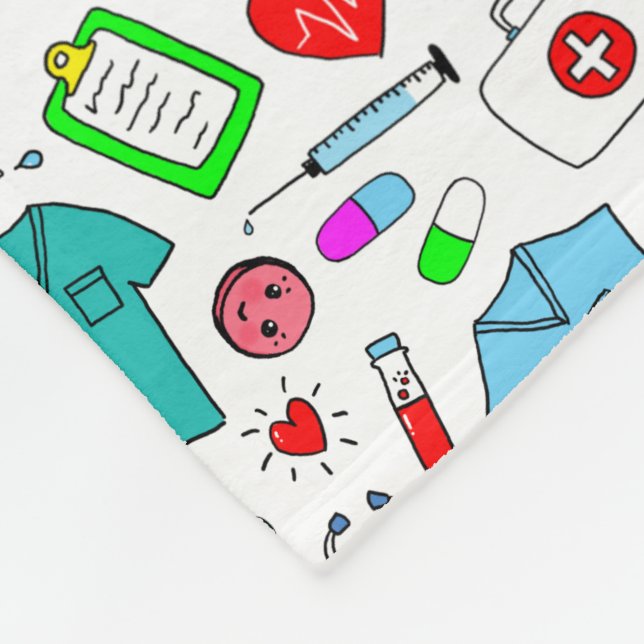 Cobertor De Velo Padrão De Suprimentos Médicos De Enfermeira (Quina)