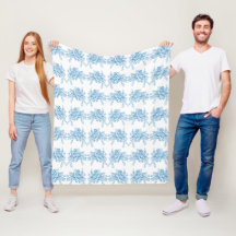 Padrão de Toile Francês Azul