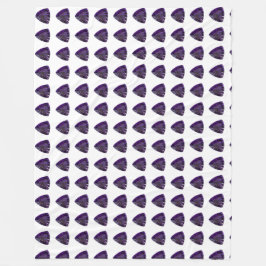 Cobertor De Velo Padrão de triângulo roxo