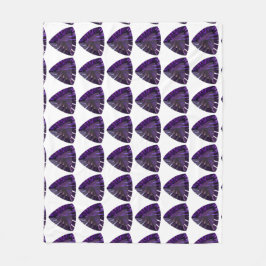 Cobertor De Velo Padrão de triângulo roxo