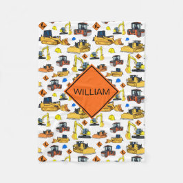 Cobertor De Velo Padrão de veículos de construção personalizados di