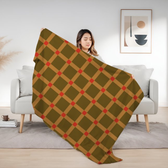 Cobertor De Velo Padrão de Xadrez Verificado Retroativamente em Cas (Criador carregado)