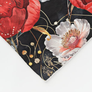 Cobertor De Velo Padrão detalhado de aquarela esboçado delicioso