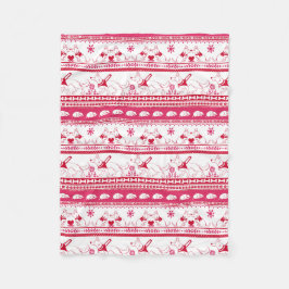 Cobertor De Velo Padrão do German shepherd de Contato do Cão Guia -