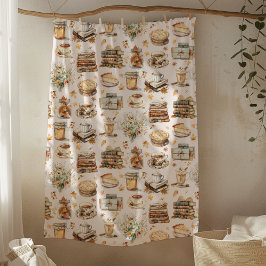 Cobertor De Velo Padrão Estético Essencial Favorito do outono