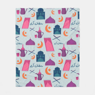 Cobertor De Velo Padrão Feliz Ramadão