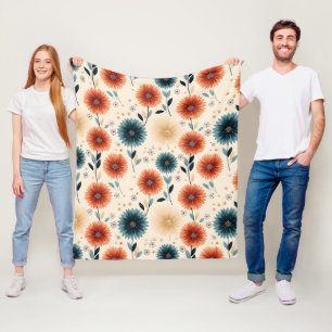 Cobertor De Velo Padrão Floral Inspirado por na moda Vintage