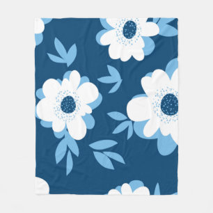 Cobertor De Velo Padrão floral uniforme de abstrato de verão
