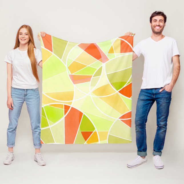 Cobertor De Velo padrão geométrico abstrato (In Situ)