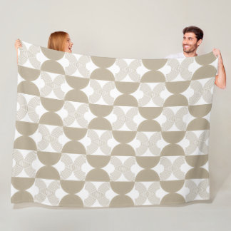 Cobertor De Velo Padrão Geométrico Abstrato Boho Minimalista Arquea