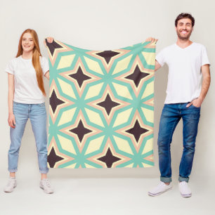 Cobertor De Velo padrão geométrico com forma de estrela escura alte