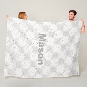 Cobertor De Velo Padrão Geométrico do Tepee da Sala de Meninos Pers