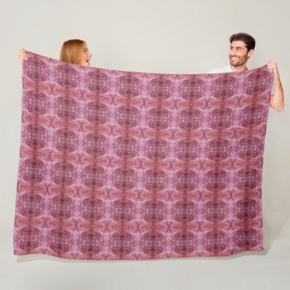 Cobertor De Velo Padrão geométrico rosa suave e roxo