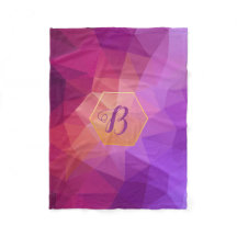 Padrão gráfico violeta monograma personalizado e r