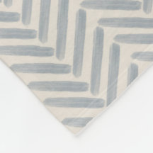 Padrão Herringbone Costeiro Pintado em Azul Névoa