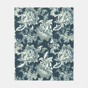 Cobertor De Velo Padrão ininterrupto floral étnico de vintage. folc