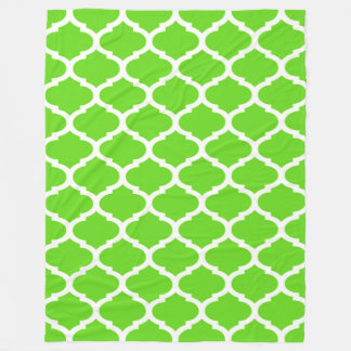 Cobertor De Velo Padrão Marroquino Quatrefoil Verde Lima Legal