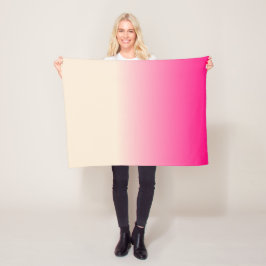 Cobertor De Velo Padrão Ombre Branco Antigo e Rosa Céu de Inverno