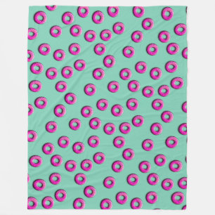 Cobertor De Velo Padrão perfeito das Rosquinhas Pinky + suas ideias