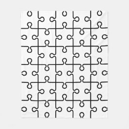 Cobertor De Velo Padrão Retroativo de Peça Geométrica Quebra-cabeça